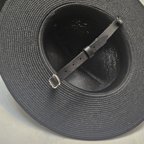 Classic Black "Major Payne" Sergant/Campaign Hat with removable hat feathers,etc - Picture 7 of 10